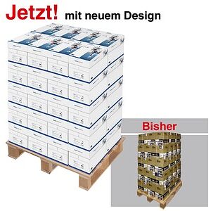 tecno Kopierpapier premium DIN A4 80 g/qm Palette mit 200x 500 Blatt