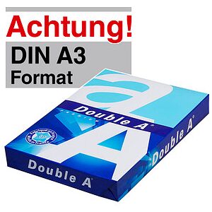 Double A Kopierpapier PREMIUM DIN A3 80 g/qm 500 Blatt