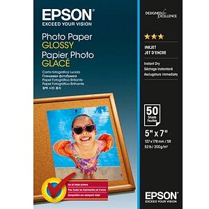 EPSON Fotopapier S042545 13,0 x 18,0 cm glänzend 200 g/qm 50 Blatt