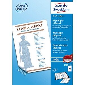 AVERY Zweckform Fotopapier 2585-150 DIN A4 matt 100 g/qm 150 Blatt