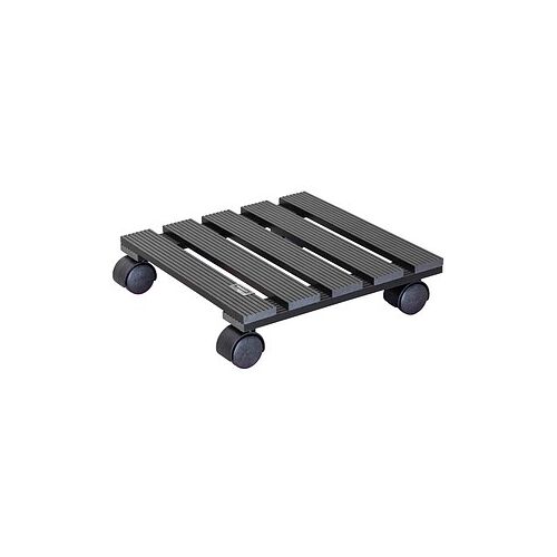 WAGNER® design yourself Pflanzenroller WPC GH 0500 Kunststoff anthrazit quadratisch 29,0 x 8,3 cm