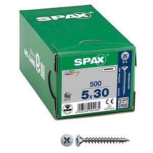 SPAX® Universalschrauben Z2 Senkkopf WIROX 1081010500305 5 mm x 30 mm, 500 St. SPAX® Universalschrauben Z2 Senkkopf WIROX 1081010500305 5 mm x 30 mm, 500 St.