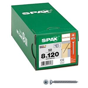 SPAX® Holzbauschrauben T40 Senkkopf WIROX 1201010801205 8 mm x 120 mm, 50 St. SPAX® Holzbauschrauben T40 Senkkopf WIROX 1201010801205 8 mm x 120 mm, 50 St.