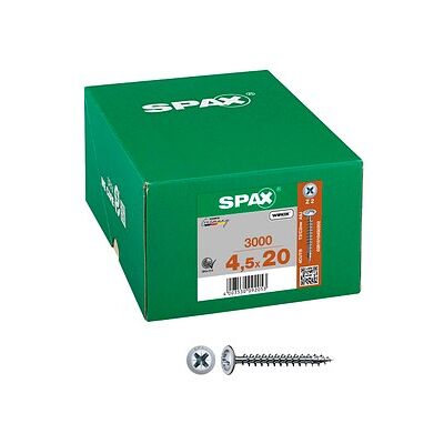 SPAX® Universalschrauben Z2 Rückwandkopf WIROX 0281010450202 4,5 mm x 20 mm, 3.000 St. SPAX® Universalschrauben Z2 Rückwandkopf WIROX 0281010450202 4,5 mm x 20 mm, 3.000 St.