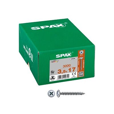 SPAX® Universalschrauben Z2 Rückwandkopf WIROX 0281010350172 3,5 mm x 17 mm, 3.000 St. SPAX® Universalschrauben Z2 Rückwandkopf WIROX 0281010350172 3,5 mm x 17 mm, 3.000 St.