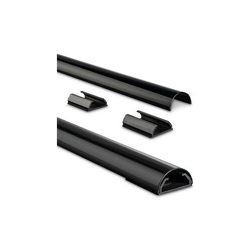 hama halbrund Alu Kabelkanal 110,0 cm schwarz