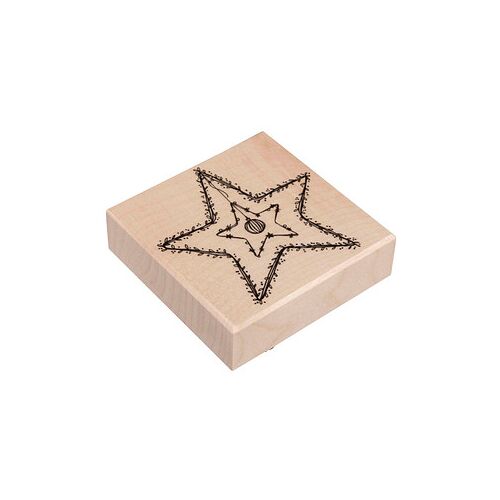 Rayher Motivstempel Stern 7,0 x7,0 cm