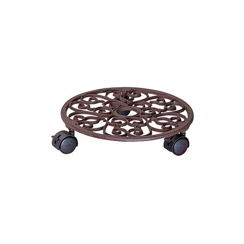 WAGNER® design yourself Pflanzenroller ANTIK GH 0925 Metall dunkelbraun rund 29,0 x 6,5 cm