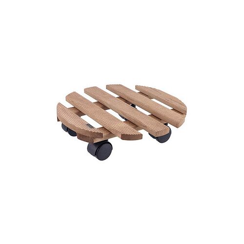 WAGNER® design yourself Pflanzenroller COUNTRY GH 0183 Holz dunkelbraun rund 30,0 x 8,2 cm