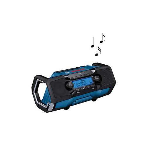 BOSCH Professional GPB 18V-2 SC Baustellenradio blau, schwarz