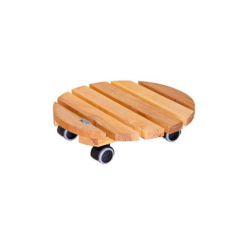 WAGNER® design yourself Pflanzenroller GH 0262 Holz hellbraun rund 34,0 x 8,0 cm