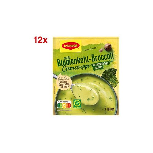 Maggi® milde Blumenkohl-Broccoli Cremesuppe 12x 3 Portionen, 12 St.