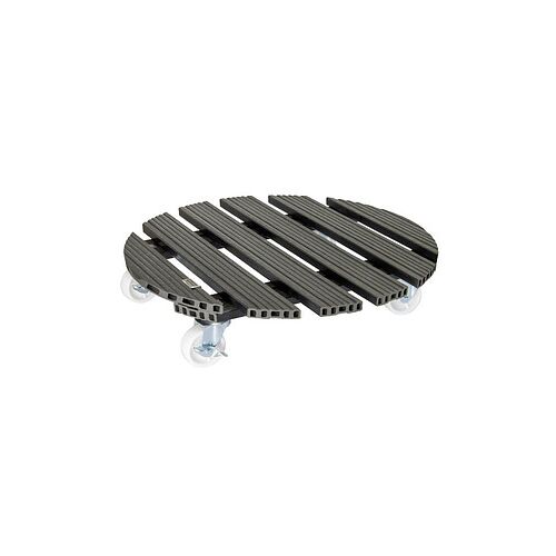 WAGNER® design yourself Pflanzenroller WPC GH 0565 Kunststoff anthrazit rund 50,0 x 11,0 cm