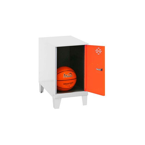 Simonrack Spind SIMONLOCKER DISM weiß, orange 8425437121302, 1 Schließfach 40,0 x 50,0 x 57,5 cm