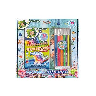 Jolly Künstlerfarbe & Bastelfarbe, Aquarell Zeichenset Jolly Künstlerfarbe & Bastelfarbe, Aquarell Zeichenset