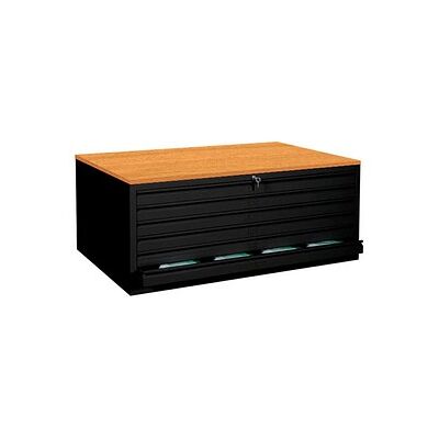 LÜLLMANN Schrank - 6 Schubladen, Schwarz, 113,5x83,5x60,5cm LÜLLMANN Schrank - 6 Schubladen, Schwarz, 113,5x83,5x60,5cm