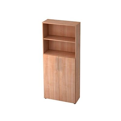 Hammerbacher Regalschrank V4770/N/N/BM Nussbaum - Stauraum Hammerbacher Regalschrank V4770/N/N/BM Nussbaum - Stauraum