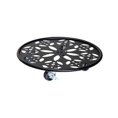 WAGNER® design yourself Pflanzenroller GH 0936 Metall, Ø 30,0 cm schwarz rund, 1 St. WAGNER® design yourself Pflanzenroller GH 0936 Metall, Ø 30,0 cm schwarz rund, 1 St.
