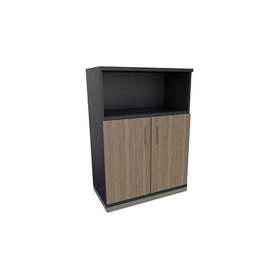 fm Regalschrank Sidney - Offenes & Abschließbares - 80cm fm Regalschrank Sidney - Offenes & Abschließbares - 80cm