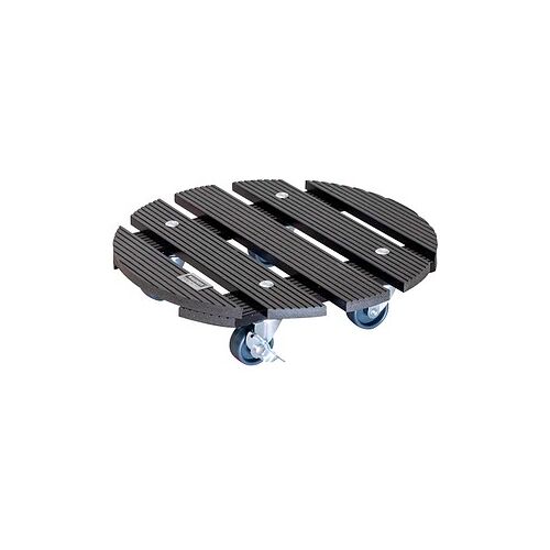 WAGNER® design yourself Pflanzenroller WPC GH 0525 Kunststoff anthrazit rund 29,0 x 7,5 cm