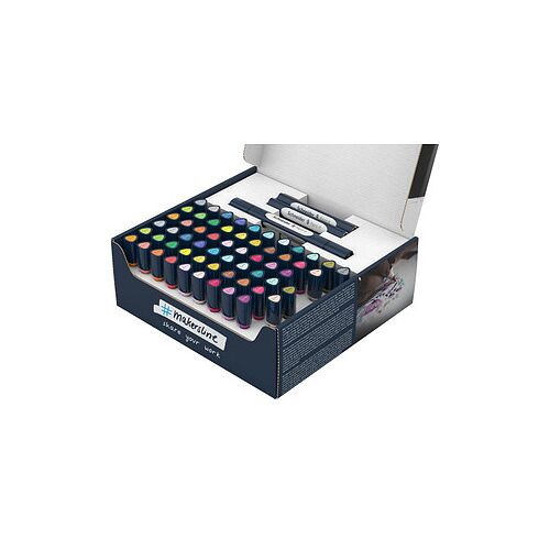 Schneider Paint-It 040 72 Teile Brush-Pens farbsortiert, 1 Set