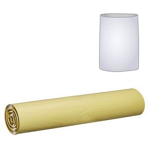 Neutral 120L Gelbe recycelbare Müllbeutel - Abfallbeutel Neutral 120L Gelbe recycelbare Müllbeutel - Abfallbeutel