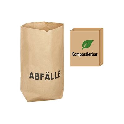 Umweltfreundliche Braun 120L Müllbeutel - Haushalt & Gewerbe Umweltfreundliche Braun 120L Müllbeutel - Haushalt & Gewerbe