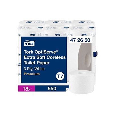 Tork Toilettenpapier T7 Premium 3-lagig, 18 Rollen Tork Toilettenpapier T7 Premium 3-lagig, 18 Rollen