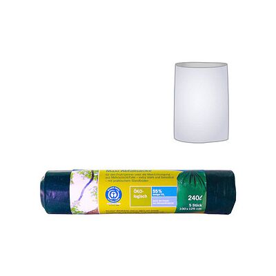 Secolan® Müllbeutel 240,0 l grün 55,0 µm, 5 St. Secolan® Müllbeutel 240,0 l grün 55,0 µm, 5 St.