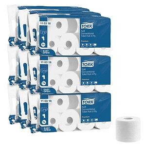 TORK Toilettenpapier T4 Premium Soft 3-lagig, 72 Rollen