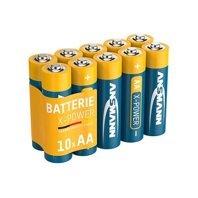 ANSMANN Batterien X-POWER Alkali-Mangan Mignon AA 1,5 V, 10 St. ANSMANN Batterien X-POWER Alkali-Mangan Mignon AA 1,5 V, 10 St.