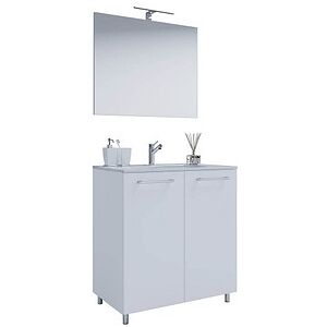 VCM Gilos 3-teiliges Badezimmermöbelset - Weiß VCM Gilos 3-teiliges Badezimmermöbelset - Weiß