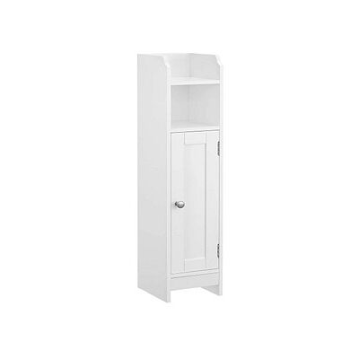 VASAGLE Badschrank weiß 18,0 x 20,0 x 80,0 cm VASAGLE Badschrank weiß 18,0 x 20,0 x 80,0 cm