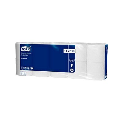 TORK Toilettenpapier T4 Universal 2-lagig Recyclingpapier, 70 Rollen - Umweltfreundlich & Weich TORK Toilettenpapier T4 Universal 2-lagig Recyclingpapier, 70 Rollen - Umweltfreundlich & Weich