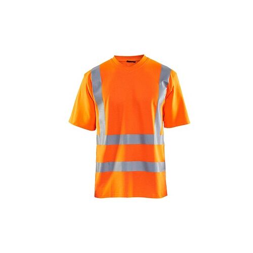 BLAKLÄDER® unisex Warnschutz Shirt 3380 orange Größe 2XL, 1 St.