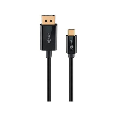 Goobay USB-C-auf-DisplayPort-Kabel 4K - 2m Goobay USB-C-auf-DisplayPort-Kabel 4K - 2m