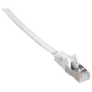 goobay RJ-45 Netzwerkkabel 50,0 m weiß bis zu 1,00 Gbit/Sek. bis zu 100 MHz