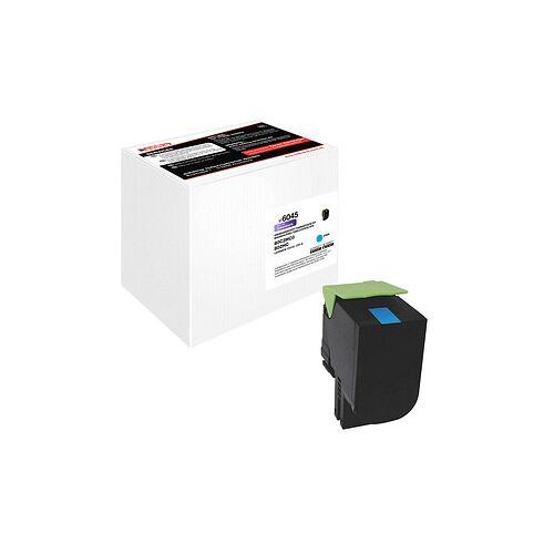 edding EDD-6045 cyan Toner kompatibel zu LEXMARK 80C2HC0