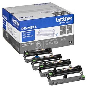 brother DR-243CL  schwarz, cyan, magenta, gelb Trommel, 4er-Set