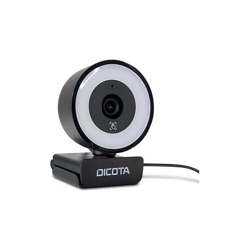 DICOTA Ringlicht Webcam schwarz