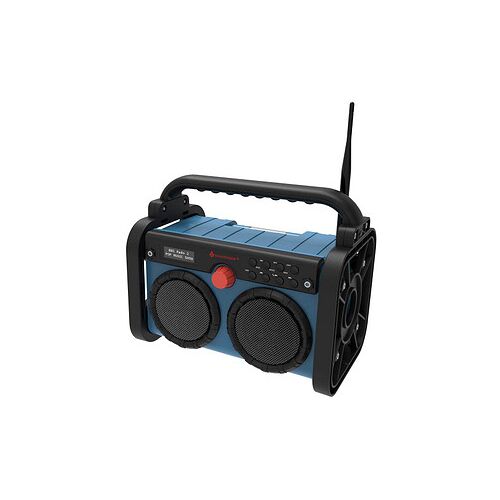 soundmaster DAB85BL Baustellenradio blau, schwarz