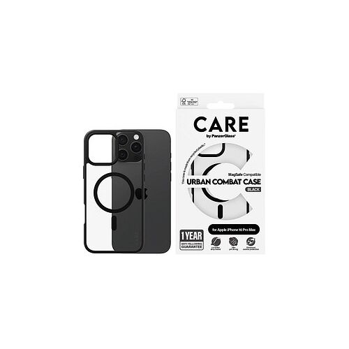 CARE by PanzerGlass® URBAN COMBAT Handy-Cover für Apple iPhone 16 Pro Max schwarz