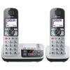 Panasonic KX-TGE522GS Schnurloses Telefon mit Anrufbeantworter silber