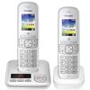 Panasonic KX-TGH722GG Schnurloses Telefon-Set mit Anrufbeantworter silber