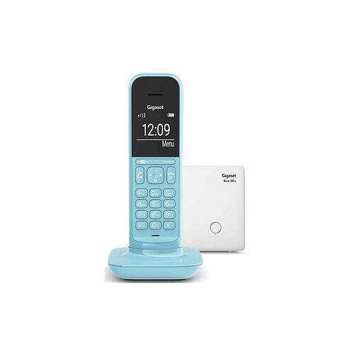 Gigaset CL390A Schnurloses Telefon mit Anrufbeantworter purist blue