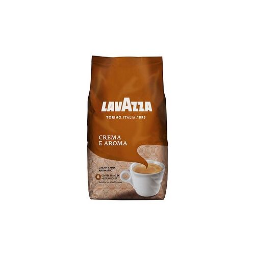 LAVAZZA CREMA E AROMA Kaffeebohnen Arabica- und Robustabohnen kräftig 1,0 kg