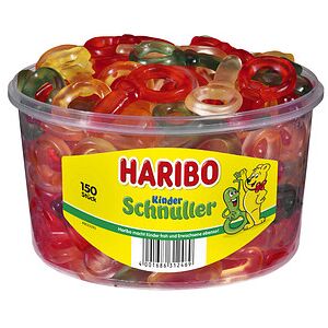 HARIBO Kinder Schnuller Fruchtgummi 150 St./1,2 kg, 150 St. HARIBO Kinder Schnuller Fruchtgummi 150 St./1,2 kg, 150 St.