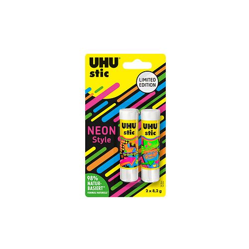 UHU Neon Edition Klebestifte 8,2 g, 2 St.