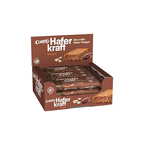 CORNY Haferkraft Kakao Müsliriegel 12 Riegel