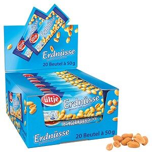 ültje  geröstet und gesalzen Erdnüsse 20x 50,0 g